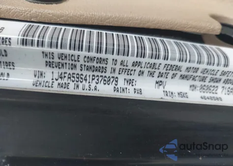 2001 Jeep Wrangler Sahara z USA, uszkodzony, nr VIN 1J4FA59S41P376079